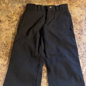 Boys black dress pants